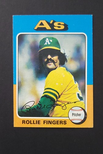 1975 Topps #21 Rollie Fingers - Picture 1 of 2