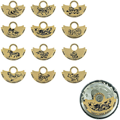 Rotore Automatico Per Movimenti Orologi NH35/4r35B/NH36 - Ricambio Metallico Scritta