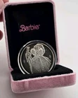 Vintage Barbie 30th Anniversary 1oz .999 Silver Round With Original Case Rare