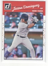 2023 Donruss Retro 1990 Reverse Image Variation & Base JASSON DOMINGUEZ Yankees