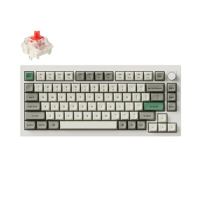 Keychron Q1 Max Mechanische Tastatur, QWERTY US, Gateron Jupiter Red Q1M-P1