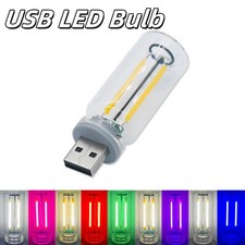 1pcs USB Led Bulb 0.3W 5V Retro Edison Dimming Lighting Bulb Source USB Mobile P