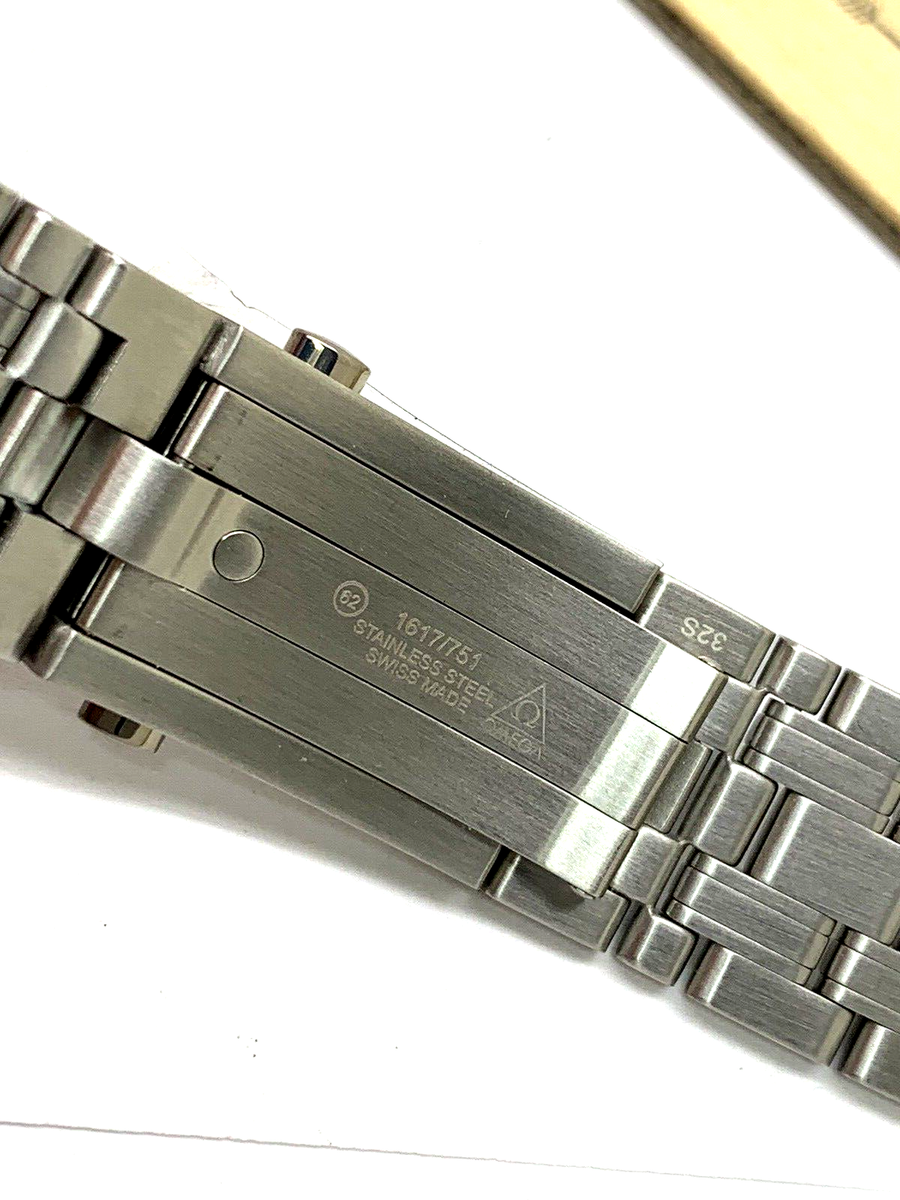 OMEGA Seamaster ステンレススチールブレスレット 21mm Omega Seamaster Men's Watch Replacement Bracelet Silver Steel Band