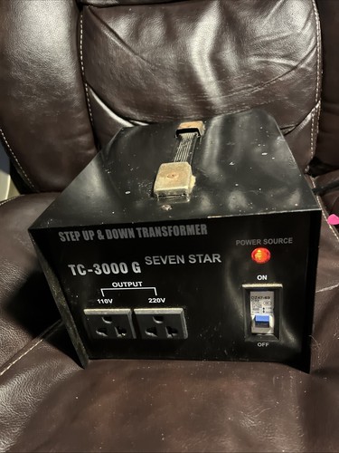 Seven Star TC-3000 110/120/220/240-Volt Step Down up Transformer 3000W Watt 