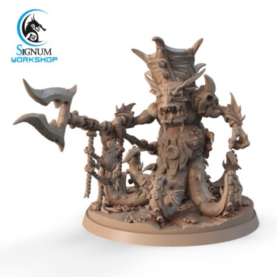 Dep-Dep - Octopus Murloc Spearman - Signum Games - Fantasy Dungeons and Dragons