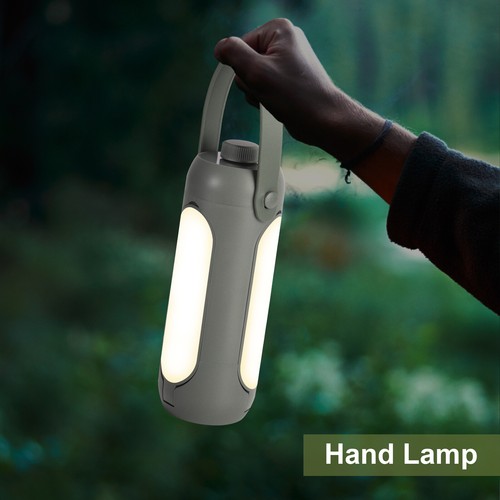 Camping LED Lamp USB Rechargeable Flashlight Tent Light Outdoor Hiking Lantern - Picture 27 of 28