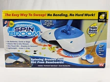 Hurricane Spin Broom Triple Brush Technology As Seen on TV
