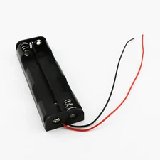 1pc 4AA Cell Battery Holder Case Box 6V DC Long Case with Wire Lead DIY