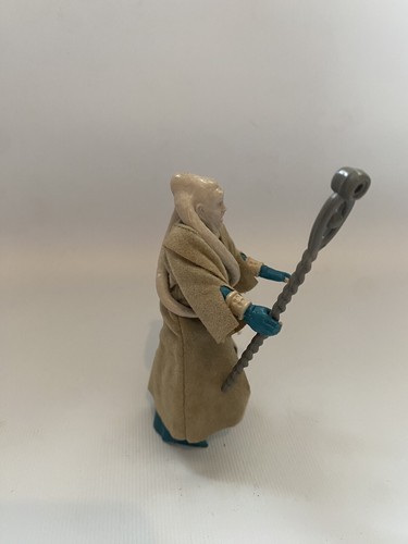 Figurina vintage Star Wars Bib Fortuna completa di staff originale Hong Kong 1983 - Foto 4 di 13