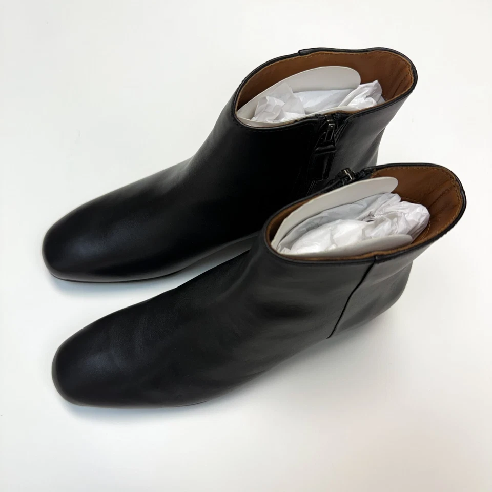 Botas al tobillo Aquatalia para mujer de cuero de becerro impermeables negras - talla 7 Foto 3 de 4