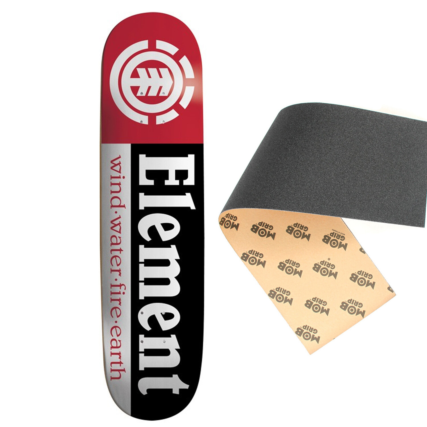 ELEMENT Skateboards SECTION DECK skateboard 7.75 with MOB GRIPTAPE