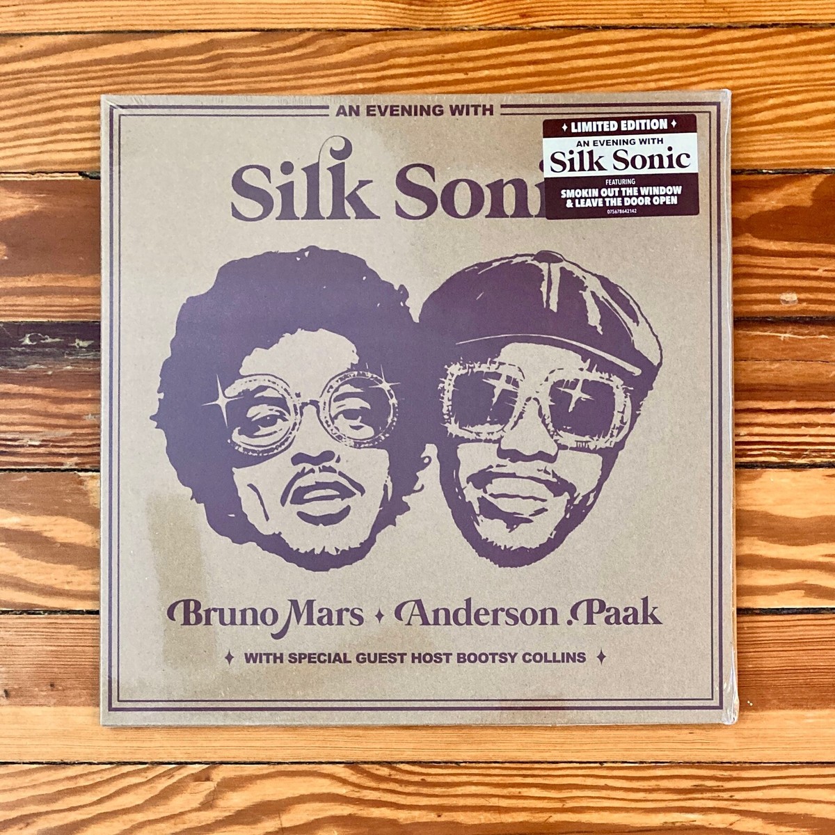 An Evening With Silk Sonic LP Vinyl Ltd Press/Bonus Track +