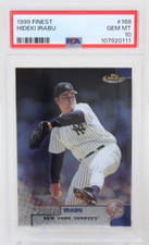 1999 Finest #168 Hideki Irabu Yankees Baseball Card Graded PSA 10 POP 3