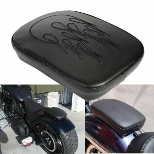Fit Cruiser Custom Chopper Suction Passenger Pillion Pad Rear Seat For ...