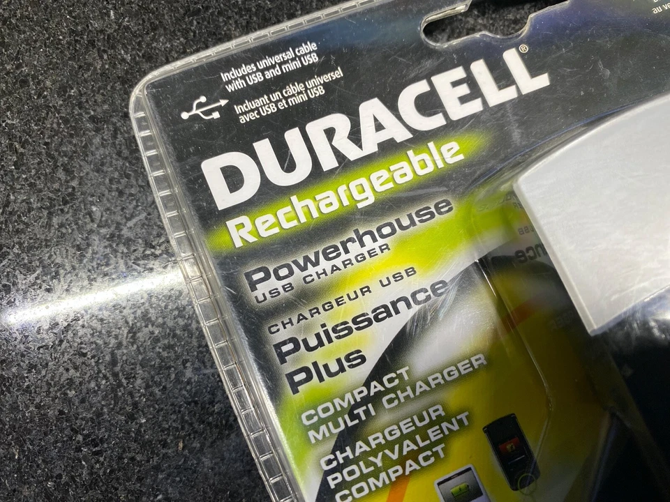 Cargador USB Instantáneo Duracell con Batería de Iones de Litio y Cable USB Flexible PPS2 Foto 2 de 4