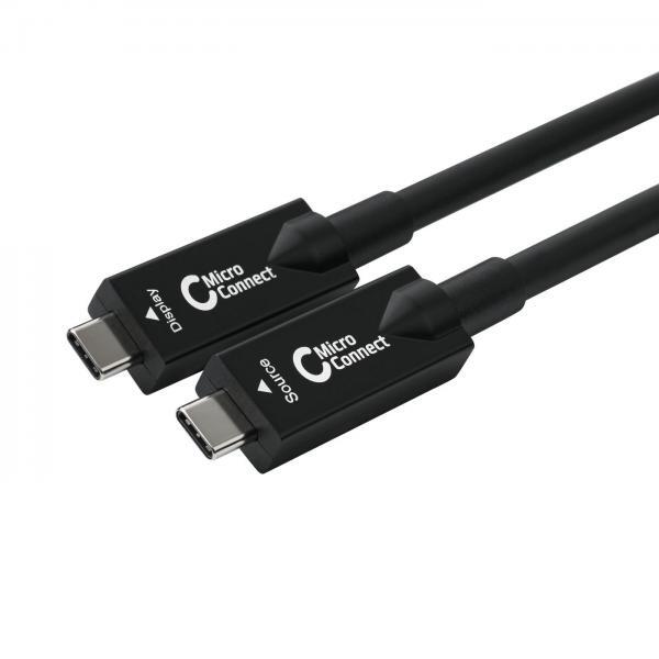 Microconnect USB3.2CC12OP cavo USB 12,5 m USB 3.2 Gen 2 (3.1 Gen 2) USB C Nero