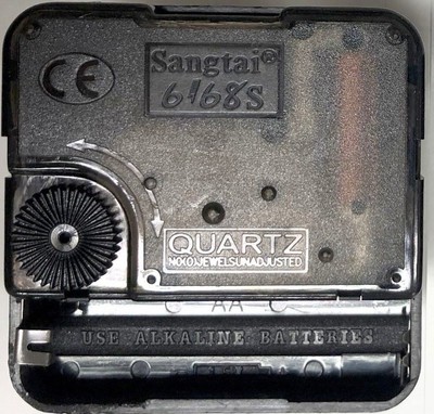 Quartz clock movement, Sangtai 6168S, long shaft 20mm, high torque | eBay