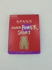 Spanx Higher Power Short High-Waisted Shaper Short 6" Inseam in Nude Size L
