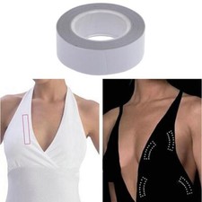 Body Tape,Clear Fabric Strong Double Sided Tape For Clothes/Dress,9Ft