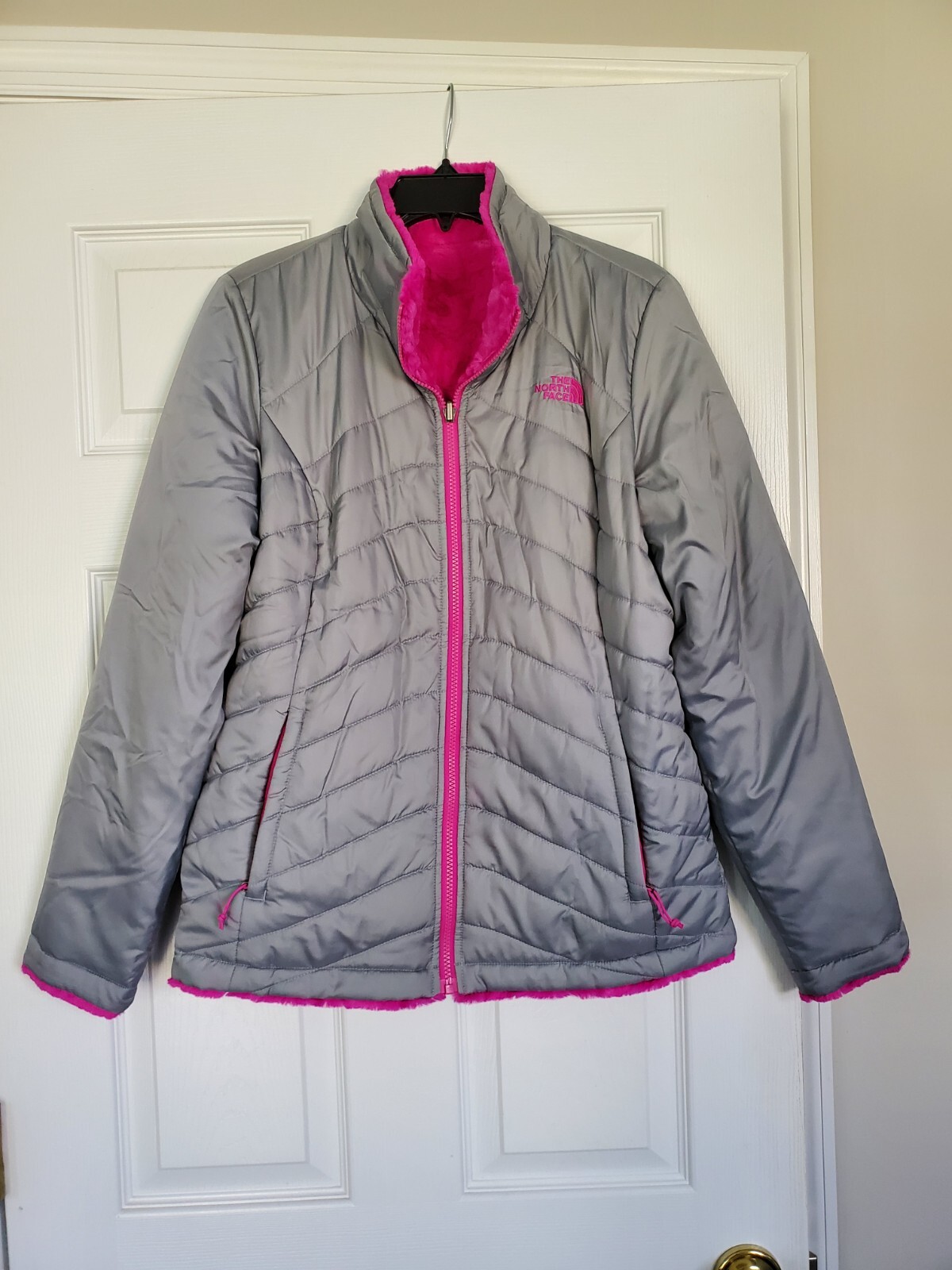 North Face Women's Mossbud Insulated Reversible Jacket Size M Barely