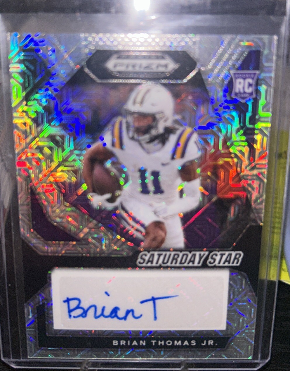 2024 Panini Prizm Draft Picks - Saturday Star Signatures Brian Thomas Jr (AU,RC)