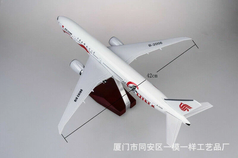 1/157 AIR China Boeing B777 Airplane Passanger Aricraft 47cm Plane Model Toy USA - Image 3 of 4