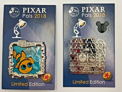 Finding Nemo & Squirt Pin AP Disneyland Passholder LE 2000 Pixar Pals 2018