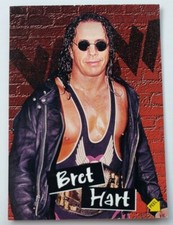Bret "The Hitman" Hart 1998 Topps WCW / NWO Wrestling Stickers - S8