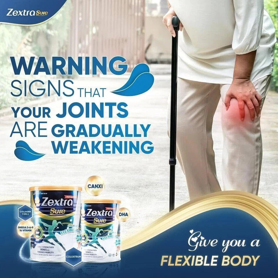 Zextra Sure 400g 2個セット 2 X Zextra Sure Milk Powder 400g Knee Back Pain Strengthen