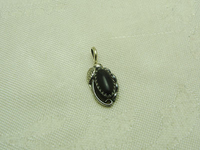 STERLING SILVER and ONYX PENDANT SIGNED ''SC'' N353-B | eBay STERLING SILVER and ONYX PENDANT SIGNED ''SC'' N353-B | eBay