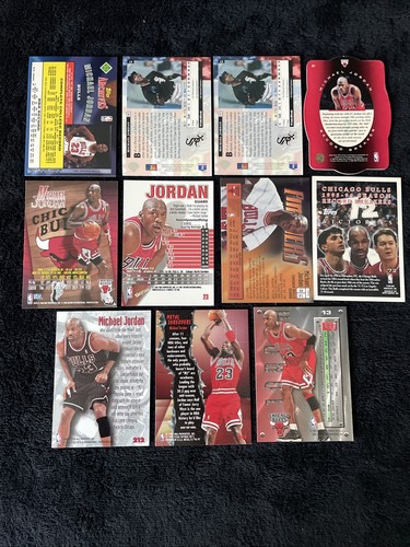 (11) 1992-97 Michael Jordan Card Lot - Picture 2 of 2