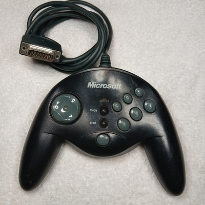 Microsoft SideWinder Gamepad Controller Black USB Wired For PC