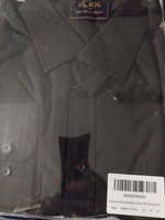 Siliteelon Mens Black Long Sleeve Shirt Xl With Pockets Brand New 