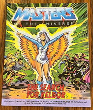 VINTAGE HE-MAN MASTERS OF THE UNIVERSE MINI COMIC BOOK - THE SEARCH FOR KELDOR