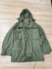 Minty 80s Vintage Army Military M-65 Field Jacket OG-107 Cold Weather Coat Exc M