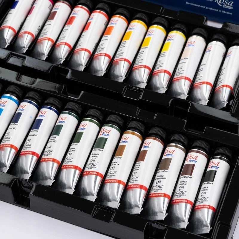 Ölfarben-Set Tuben 24*10ml. "ROSA" hochwertige Farben zum Malen Künstlerfarbe - Bild 4 von 4