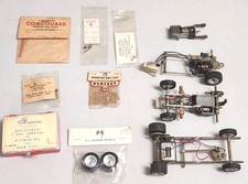 "4" Used Vintage 1/24 Slot Car Chassis Huge Lot