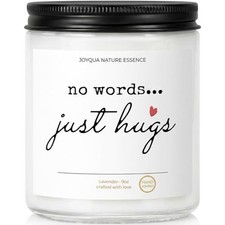 Sympathy Gifts for Loss of Loved One, Memorial Candle 9oz Lavender Light