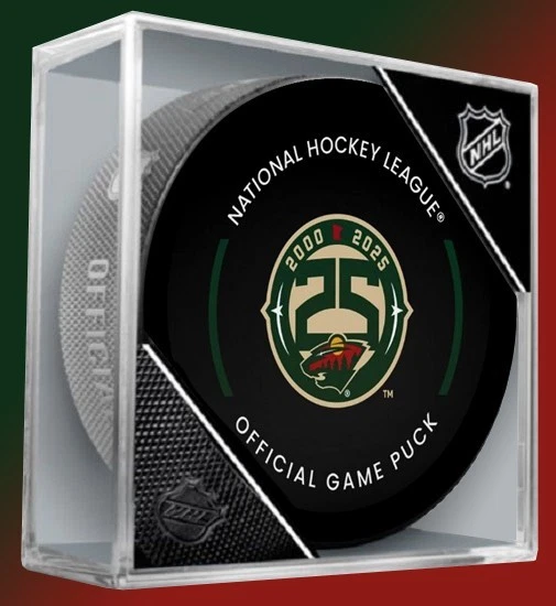 2025 2026 Minnesota Wild NHL JERSEY PARCHE Y DISCO 25 ANIVERSARIO ¡ENVÍO AHORA!! Foto 2 de 4