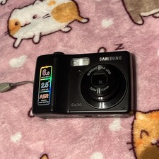 Samsung Digimax S630 6.0MP Digital Camera Black- READ Not Fully Functional 