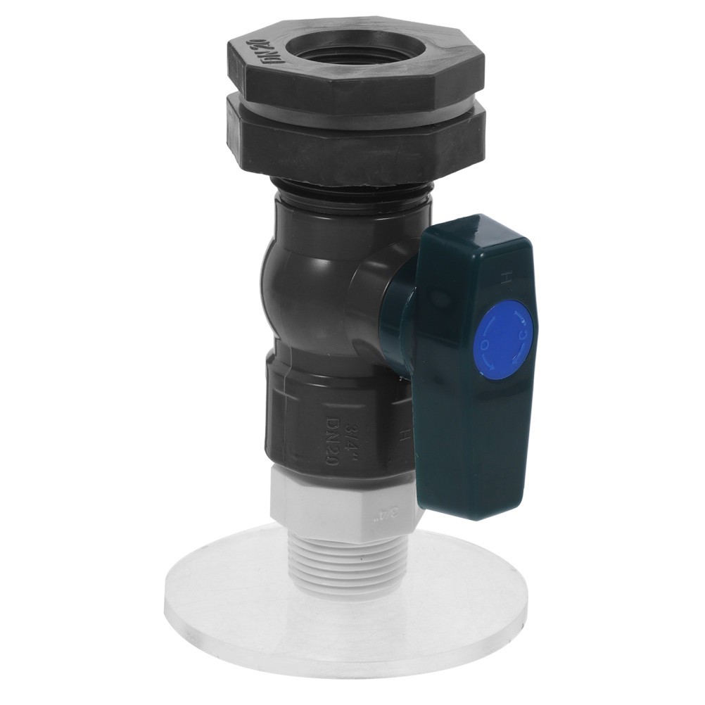 3/ 4 Inch PVC Rain Barrel Diverter Kit With Spigot Fittings And Hose Adapter