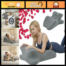 Ergonomic Contoured Support Pillow for Couples, 27 Angle Memory Foam Cushion, B