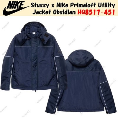 Stussy x Nike Primaloft Utility Jacket Obsidian HQ8517-451 US Size