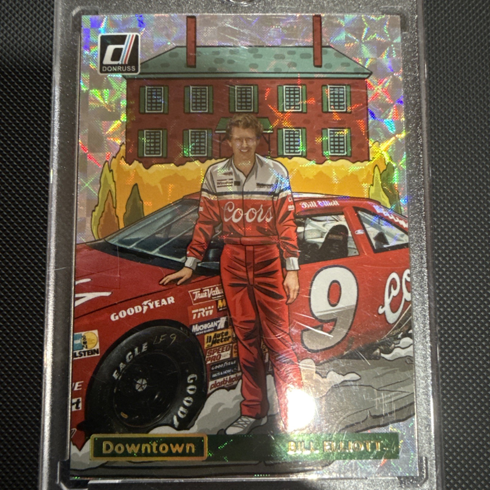 BILL ELLIOTT 2023 Panini Donruss Downtown insert nascar coors Dawsonville GA