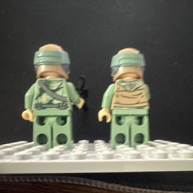 Star Wars LEGO Minifigure Rebel Commando Endor  w/ Beard 8038 Trooper Plus