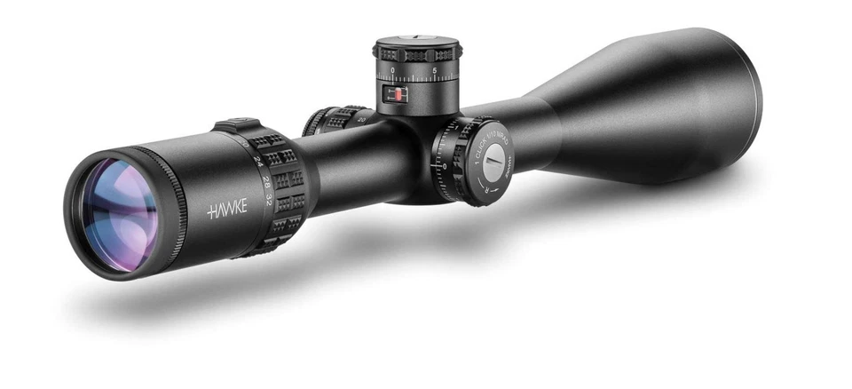 Hawke Sidewinder 30 SF 8-32x56 20x Half Mil Dot Gen II Sidewheel Sunshade 17270 - Image 2 of 4