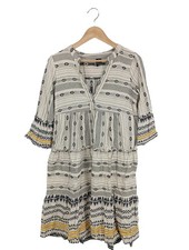 VERO MODA Robe Hippie Dames Robe T EU 36 blanc cassé-gris clair