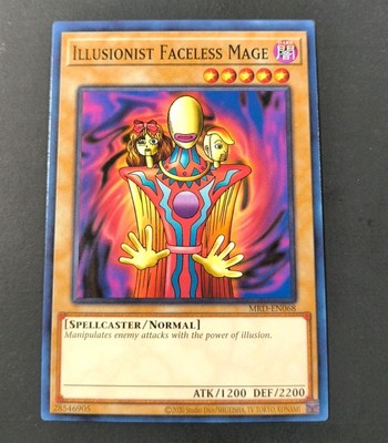 Yu-Gi-Oh! Metal Raiders Illusionist Faceless Mage Common Card MRD-EN068 ...