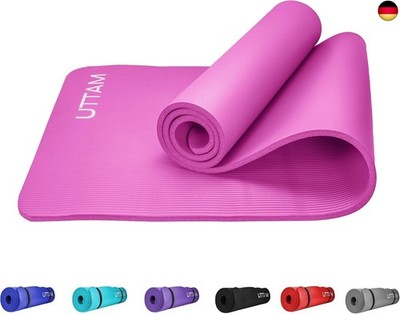 UTTAM Yoga Mat | Multi-Purpose Extra Thick Foam Exercise Mats | Stretching,