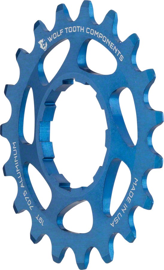 Wolf Tooth 19T Aluminum Single Speed Cog - Lightweight Reversible for HG 10590₽